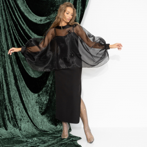 Болеро с объемным декором, Танец тени (шик)