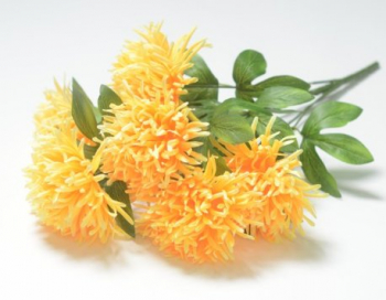 Искусственные цветы, Ветка в букете хризантема 7 голов (1010237)