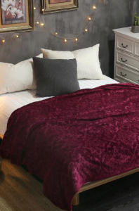 Плед ПТ-041 (малиновый)