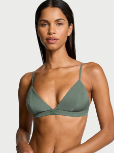 Luxe Crepe Triangle Bralette