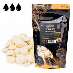 Шоколад белый 32%, Томер, 250 г