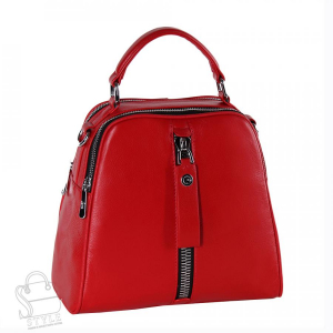 Рюкзак женский кожаный 99451 red Velina Fabbiano-Safenta/30