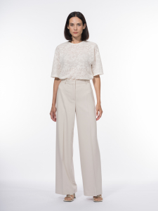 Прямые струящиеся брюки со стрелками