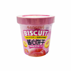 Печенье-сэндвич с начинкой со вкусом белого персика Gang-fu, 50 г