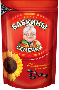 «Бабкины семечки», семечки отборные, жареные, 500г