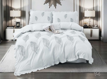 КПБ EFOR SATIN с одеялом с вышивкой 