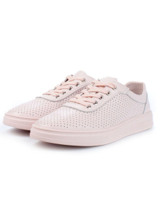 05-PDXL143-3 PINK Кроссовки женские (натуральная кожа)