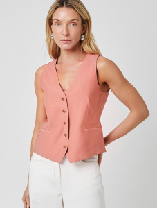 Жилет из плотного лиоцелла