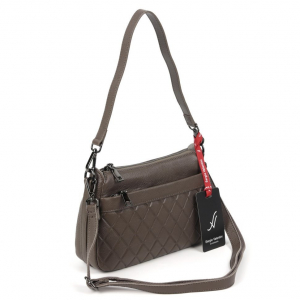 Женская кожаная сумка Sergio Valentini SV-3385 Л.Браун