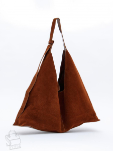 Сумка женская кожаная 1017M brown Polina&Eiterou