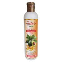 Шампунь для волос Jinda с экстрактом листев авокадо и витамином B 250 мл / Jinda Herbal Shampoo Avocado Fresh Mee Leaf Pro Vitamin B5 250 ml