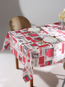 Скатерть новогодняя «Доляна. Сказочное чудо», 145?300 см, 100% п/э