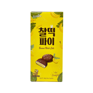 Моти со вкусом банана в шоколадной глазури Sam Jim, 186 гр.