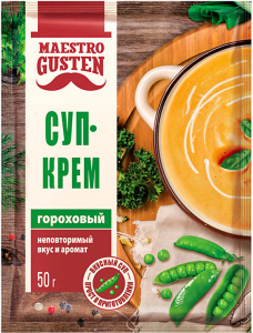 «Maestro Gusten», суп-крем гороховый быстрого приготовления, 50г
