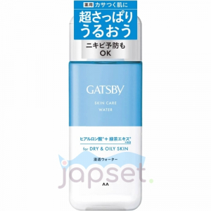 Gatsby Skin Care Water Мужской успокаивающий лосьон для ухода за огрубевшей, проблемной кожей, склонной к Акне, для нормальной и комбинированной кожи, 200 мл