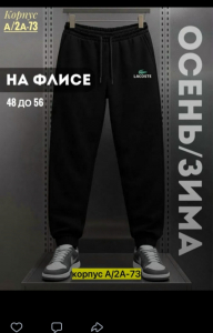 Штаны на флисе