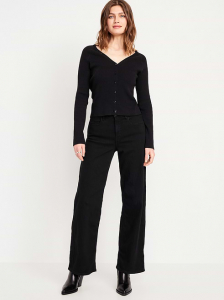 High-Waisted Wow Wide-Leg Jeans
