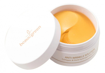 Гидрогелевые патчи для глаз с колллагеном BeauuGreen Hydrogel Collagen & Gold EYE PATCH  (60 шт.)