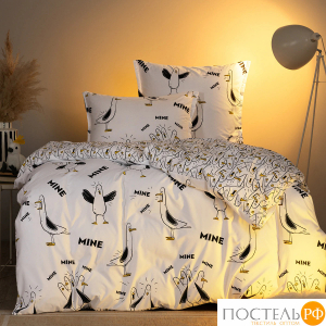 DOME ЧА-ЧА-ЧАЙКИ КПБ 145х205-1/180х220-1/70х70-2, 4 пр., модал/поливискоза