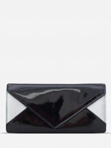 Кошелек портмоне Richet Ri-088KWD Черный лак серебро