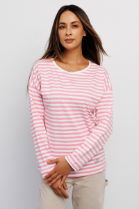 Футболка с длинным рукавом тельняшка 383