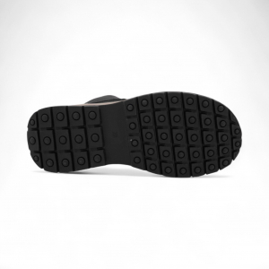 Ботинки из натуральной кожи P-MR05-1 черные п/п