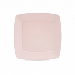 Набор тарелок обеденных SERVICE розовых 6шт 23.5см квадратных