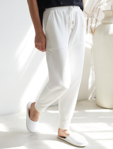 Брюки из тонкого премиального футера с эластаном