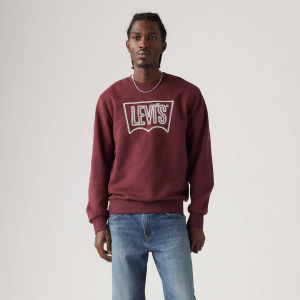 Standard Fit Graphic Crewneck Sweatshirt