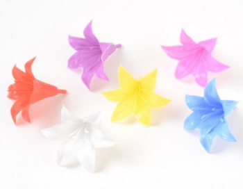 Искусственные цветы, Голова лилии с тычинкой для ветки, венка микс