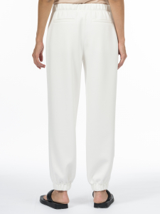 Брюки из вискозного трикотажа со стрелками