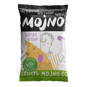 Чипсы хрустящие Батат с сыром Чеддер MOjNO, 75 г