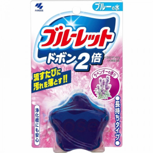 Bluelet Dobon Double Lavender Таблетка для бачка унитаза очищающая и дезодорирующая, с эффектом окрашивания воды, аромат лаванды, 120 гр