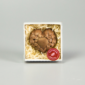 Шоколадная фигурка Сердце с крыльями