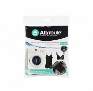 Мешок для деликатной стирки черный 50х40см