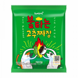 Samyang Лапша Рамэн со вкусом Острой Курицы Бульдаг в соусе Чачжанмен, 140 гр