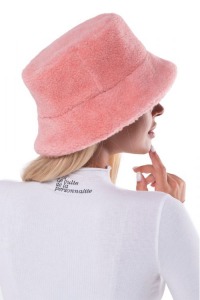 МЕХОВАЯ ПАНАМА NEW цвет ЛОСОСЬ