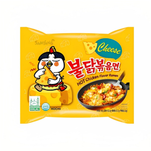 Лапша Samyang б\п с курицей и сыром, острая, 140 г