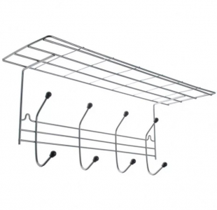Вешалка подвесная 4крючка металл