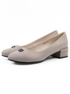 06-M47-5 KHAKI Туфли женские (натуральная кожа)