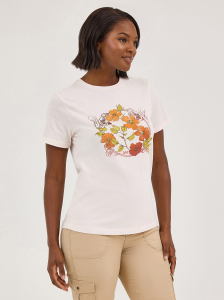 Women's Floral Wreath Graphic Tee
