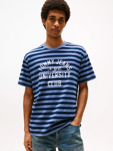 Tommy Jeans Stripe Graphic Logo T-Shirt