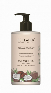 Ecolatier Organic Farm GREEN "COCONUT Oil" Мыло д/РУК жидкое Питание+Восст.460мл