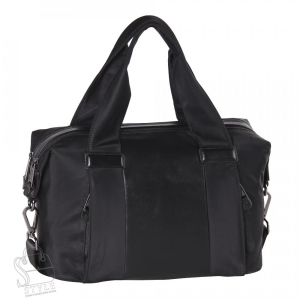 Сумка дорожная кожаная 916136-60M black Polina&Eiterou в Новосибирске