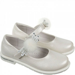 232144010036 перламутр Туфли для девочек (27-32)/6