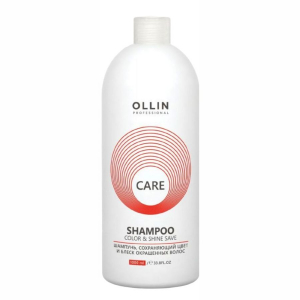 Ollin Шампунь, сохраняющий цвет и блеск окрашенных волос / Care, 1000 мл