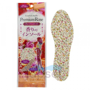 Женские дышащие стельки, с ароматом розы, 21-26 см
