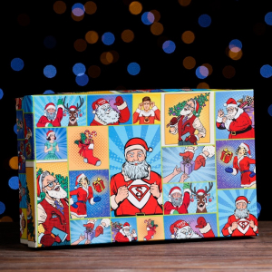 Подарочная коробка «Pop-art: Новогодний», 29?18?7 см