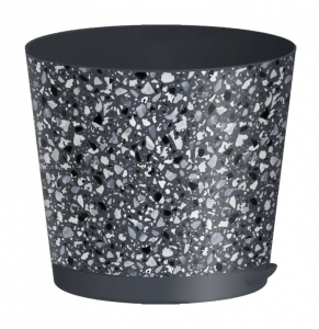 Горшок Stone Flower 0.75л серый