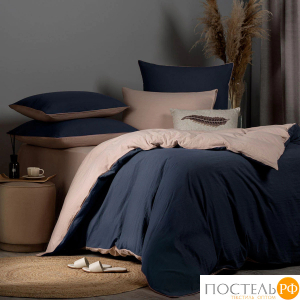 SleepiX ЮКО т-син/роз КПБ 200х210-1/230х250-1/50х70-2/70х70-2, 6 пр., модал/бамбук